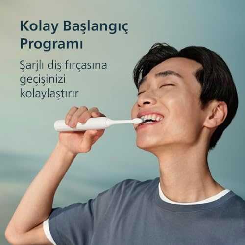 Alternative view of Türk Sonicare 2100 Sonic Şarjlı Diş Fırçası, 3 Kat Plak Temizliği, 14 Gün Şarj Ömrü, 2 Hız Ayarı, SmartTimer ve QuadPacer Özellikli – HX4021/01