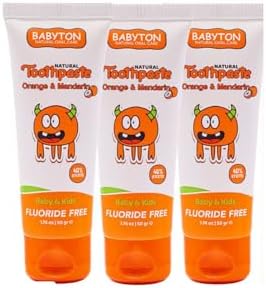 BABYTON Doğal Portakal&Mandalina Diş Macunu 3'Lü Set 50 Gr