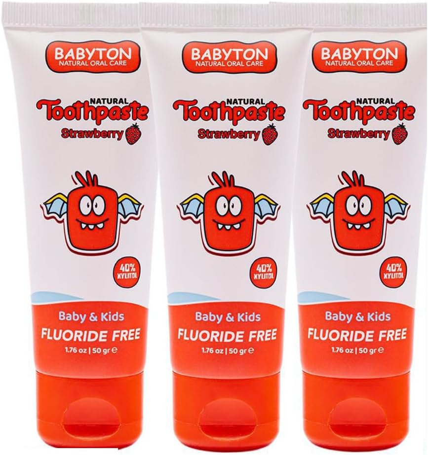Alternative view of BABYTON Doğal Çilekli Diş Macunu 3'Lü Set 50 Gr