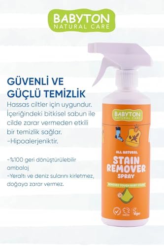 BABYTON Doğal Çamaşır Leke Çıkarıcı 2'Li Set 500 Ml X2