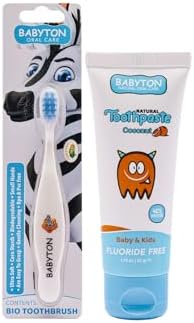 Alternative view of BABYTON Doğal Hindistan Cevizi Diş Macunu Ve Zebra Diş Fırçası 2'Li Set