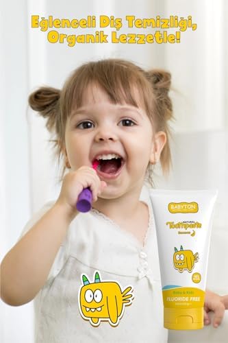 BABYTON Doğal Muzlu Florürsüz Diş Macunu 3'Lü Set 50 Gr