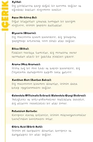 Alternative view of BABYTON Doğal Muzlu Florürsüz Diş Macunu 3'Lü Set 50 Gr
