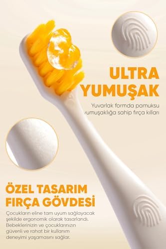 BABYTON Yengeç Diş Fırçası - Papağan Diş Fırçası 2'Li Set