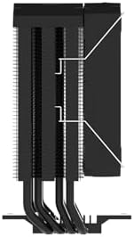 Alternative view of DRAGOS DIGITAL Isı Göstergeli 4 Isı Borulu 3000RPM 220W Intel & AMD Siyah Kule Tipi CPU Soğutucu