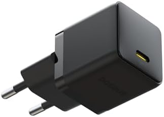 20W Hızlı Şarj Cihazı, 1C USB-C Duvar Adaptörü, BCT Soğutma Teknolojisi ve Akıllı Çip Koruması, Kompakt Şarj Başlığı, ve Uyumlu, Siyah
