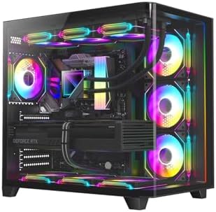 Alternative view of DRAGOS Ocean Curved Pro V2 7x Fan USB 3.0 TypeC 750W 80+ ATX Oyuncu Bilgisayar Kasası Siyah
