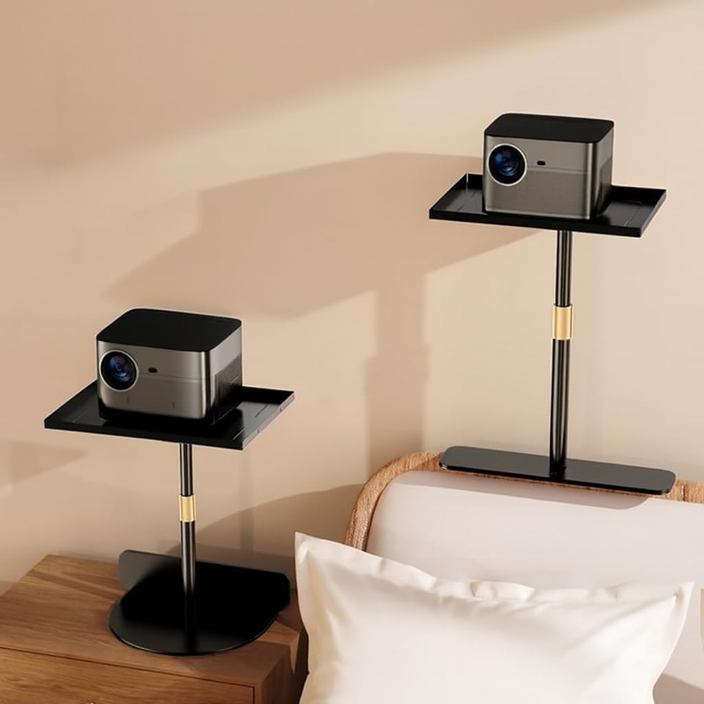Alternative view of Tepsili Ayarlanabilir Projeksiyon Standı, 24 cm - 40 cm Yükseklik Uzatma, Çoğu Projektör, Telefon ve Kamera ile Uyumlu, Taşınabilir Tasarım, Yüksek Mukavemetli Alaşımlı Çelik | TY10