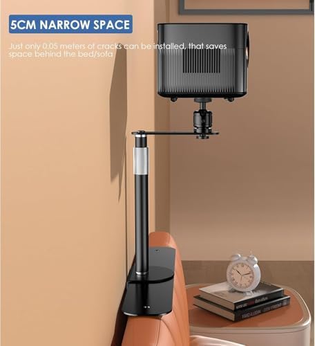 Alternative view of Ayarlanabilir Projeksiyon Standı, 24 cm - 40 cm Yükseklik Uzatma, Çoğu Projektör, Telefon ve Kamera ile Uyumlu, Taşınabilir Tasarım, 360° Açı Ayarı, Yüksek Mukavemetli Alaşımlı Çelik | TY11