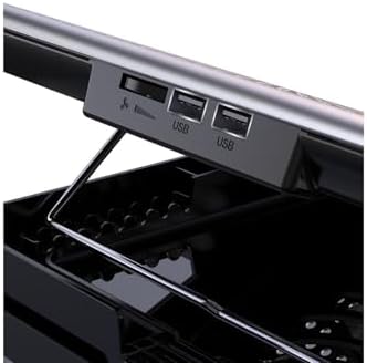 Fnc-5260St 6 Fanlı Sessiz Alüminyum Izgara Notebook Soğutucu Stand 17" Uyumlu