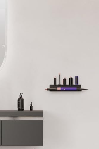 Alternative view of Airwrap-Multistyler Uyumlu Mat Siyah Aksesuar Standı Paslanmaz Çelik,Vida&Bant Çift Montaj Seçeneği Raf