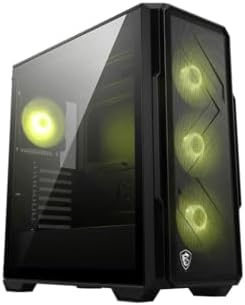 Alternative view of MSI MAG FORGE 340R AIRFLOW TEMPERLİ CAM 4X120MM ARGB FAN ATX GAMİNG BİLGİSAYAR KASASI
