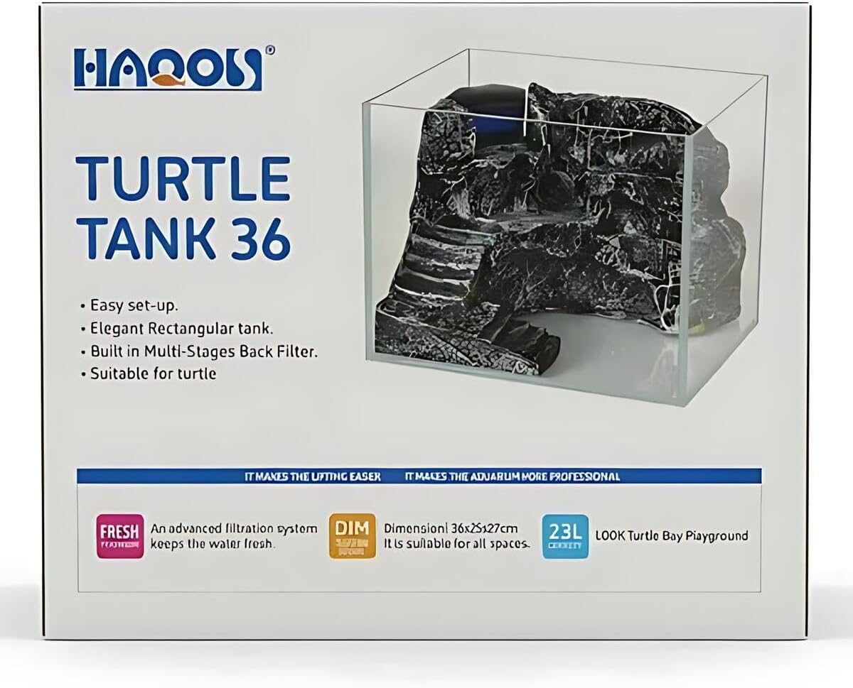 Tank 36 Kaplumbağa Akvaryumu 23Lt 36x25x27Cm