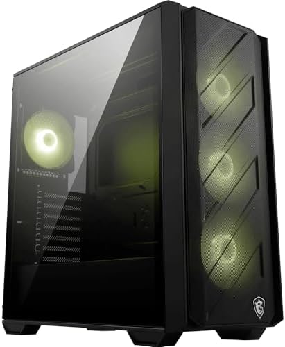 Alternative view of MSI MAG FORGE 330R AIRFLOW TEMPERLİ CAM 4x120MM ARGB FAN ATX GAMİNG BİLGİSAYAR KASASI
