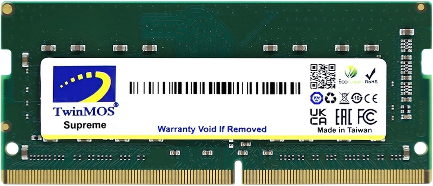 Alternative view of TwinMOS TMD58GB5600S46 8GB DDR5 5600MHz CL46 Notebook Bellek