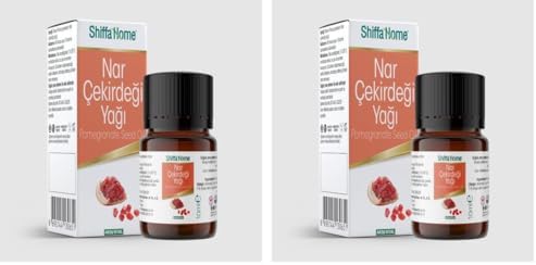Shiffa Nar Çekirdeği Yağı 10 Ml – Soğuk Sıkım, Vitamin ve Mineral Bakımından Zengin, Cilt Yenileyici ve Besleyici Doğal Yağ, Antioksidan Etkili, Masaj ve Banyo Yağı (2 paketi)