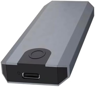 Alternative view of M.2 NVME USB3.1 Tip-C GEN2 10GBPS, Type-C NVMe+NGFF Adaptörü, Gri Alüminyum, Taşınabilir Katı Hal Sürücü Kasası, Laptop ve MacBook için
