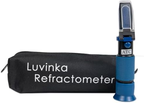 Alternative view of 0-20° Brix ATC El Tipi Refraktometre – Otomatik Sıcaklık Kompanzasyonlu (ATC) Şeker/Brix Ölçer – Meyve Suyu, İçecekler, Şurup & Gıda Analizi İçin Hassas Optik Ölçüm