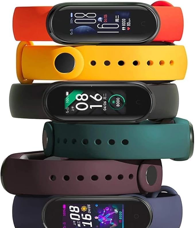 Mi Band 3 4 5 6 7 ile uyumlu Saat Kayışı Ent Kaliteli Mi Band 3 4 5 6 7 ile uyumlu Spor Saat Kontrast Renkli Termoplastik