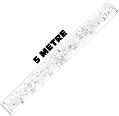 Alternative view of SinaTicaret Şehir Hayatı Temalı Dev Boyama Kağıdı Rulosu, 45 cm x 5 Metre, Çocuklar İçin Eğitici ve Eğlenceli Aktivite