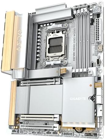 Alternative view of GIGABYTE X870E AERO X3D WOOD WIFI7 AM5 AMD DDR5 ANAKART