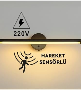 Alternative view of Usin Yapışkanlı Hareket Sensörlü Dekoratif Elektrikli Fotoğraf Tablo Dolap Aydılatma Led Aplik (Gün Işığı)