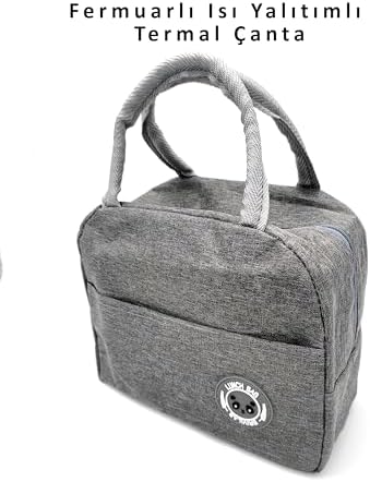 Alternative view of Isı Yalıtımlı Termal Çantalı Çelik Lunch Box – BPA’sız, Sızdırmaz, Çok Bölmeli Yemek Kabı Sarı Yeşil