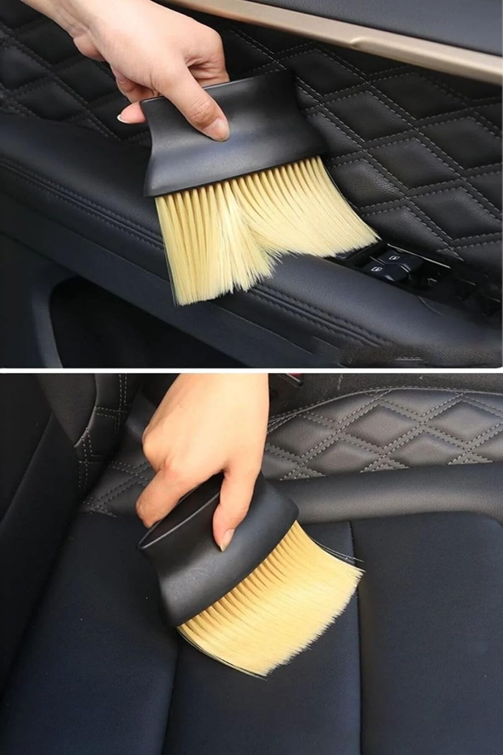 Yumuşak Kıllı Ve Ergonomik Saplı Araç İçi Detaylı Toz Temizleme Fırçası