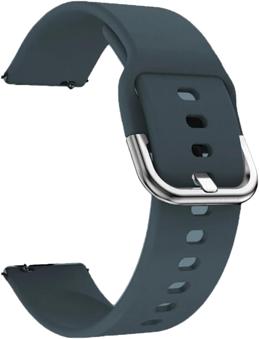 - Haylou ile uyumlu Solar LS05 22mm Kordon Silikon Bileklik Kopçaklı Kordon BHR