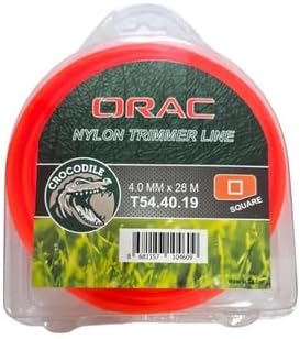 ORAC Tırpan Misina, Kare Köşe, Turuncu, 4.0 mm, 28 m, Model T54.40.19