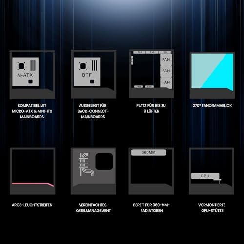 Alternative view of Li V100RMIX Mini Siyah M-ATX Mini-Tower Kasa (G99.V100RMIX.00)