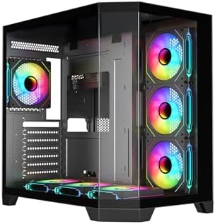 FC-9550G 850W 80+ Bronze 7x120MM ARGB FAN Mid Tower ATX Siyah Gaming (Oyuncu) Kasa