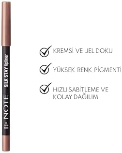 Cosmetics Silk Lipliner Suya Dayanıklı İpeksi Dudak Kalemi - 02 Warm Nude
