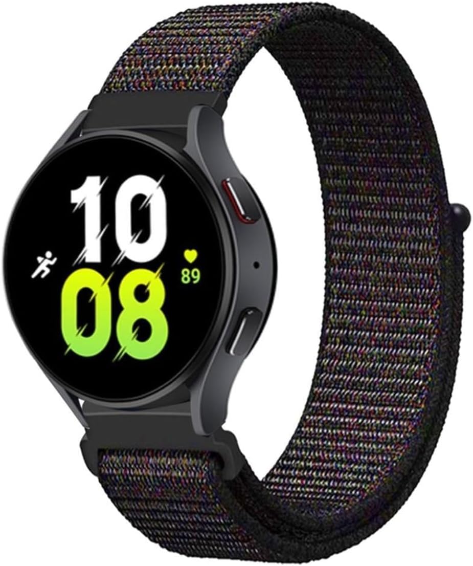 Alternative view of - Gear S3 (22MM) Kordon Hasır Kordon Siyah-kırmızı -noktalı-no7