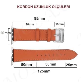 Alternative view of - Galaxy 5 4 Pro 40 44 42 45 46 Mm ile Uyumlu Kordon Deri Kordon 20mm
