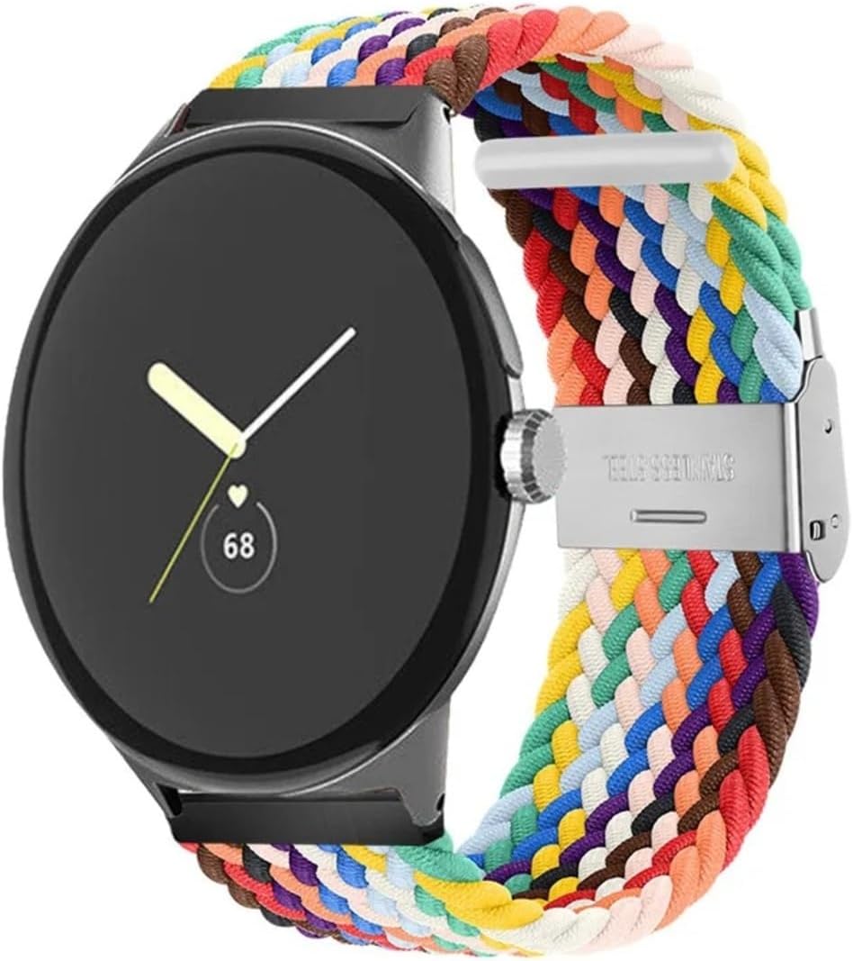 Alternative view of - ile uyumlu Galaxy Gear S2 3 41mm 42mm 2 40mm 44mm Kordon Metal Klipsli Örgü - Beyaz