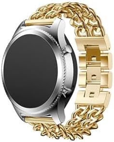 Alternative view of - ile uyumlu Galaxy 46mm / 3 45mm / Gear S3 Kordon Cowboy Zincir Metal Kordon 17