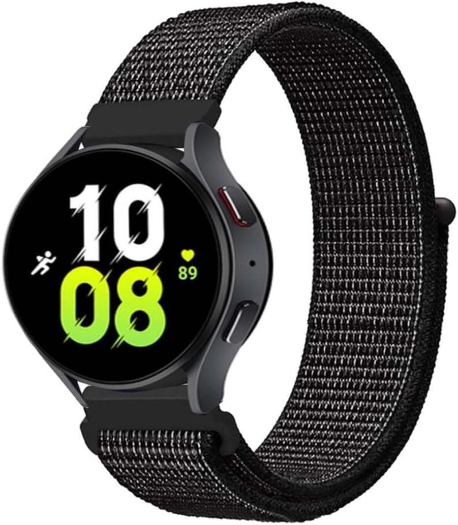 Alternative view of - Gear S3 (22MM) Kordon Hasır Kordon Siyah-beyaz -noktalı-no21