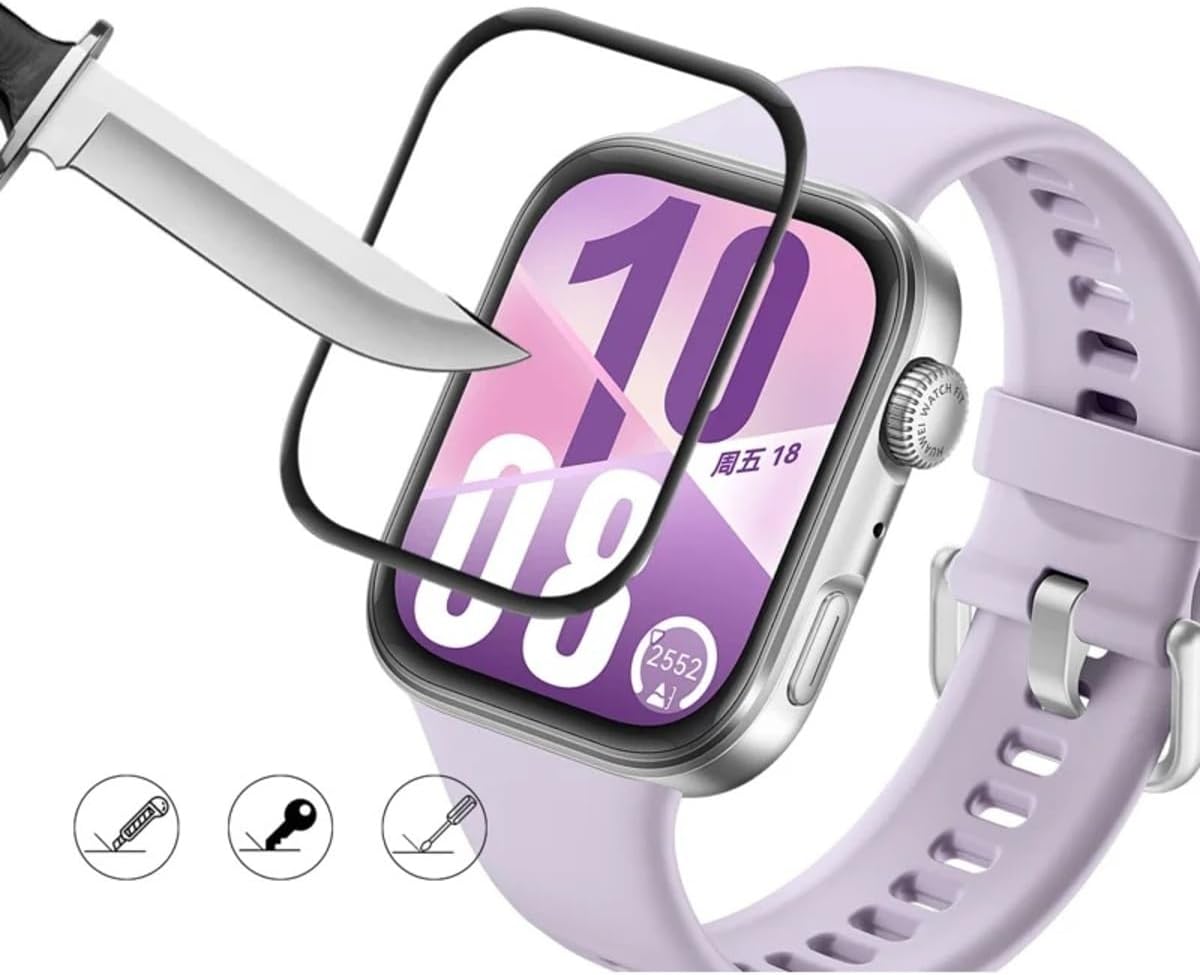 - Fit 4 Full Ekran Saat Koruyucu (Fit/Fit2/FİT3 ile Uyumlu Değildir)