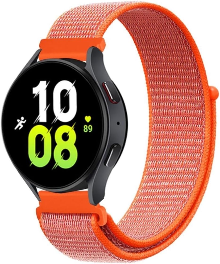 - Gear S3 (22MM) Kordon Hasır Kordon Turuncu-no4