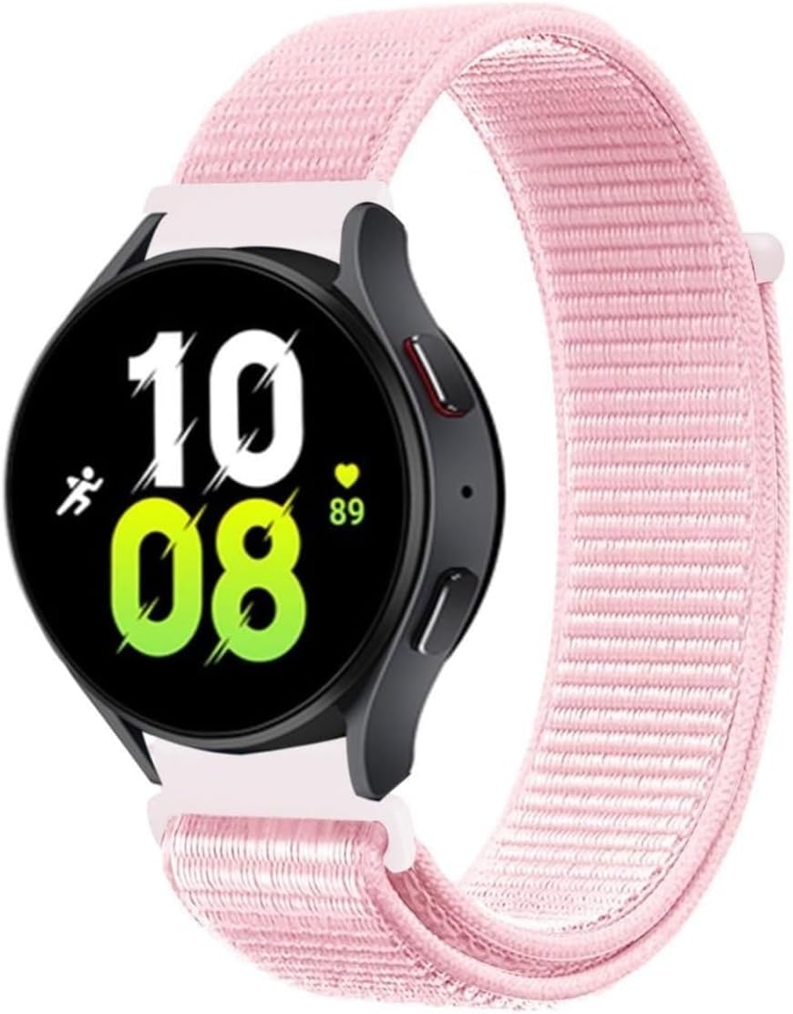 - Gear S3 (22MM) Kordon Hasır Kordon Pearl Pink-no17