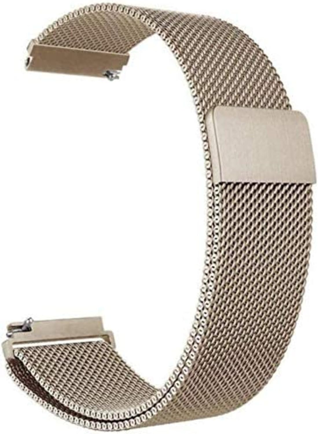 - ile uyumlu GT 6/5/4 41mm -GT 5 Pro 42mm Üniversal Akıllı Saat 18mm Kordon Milano Loop Metal Kordon - Kahverengi
