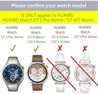 - ile uyumlu GT 5 / GT 4 46mm Kolay Uygulama Aparatlı Cam Ekran Koruyucu 01 (41/42MM DEĞİL)