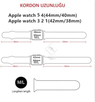 - ile Uyumlu 38mm Krd02 Silikon Kordon No30