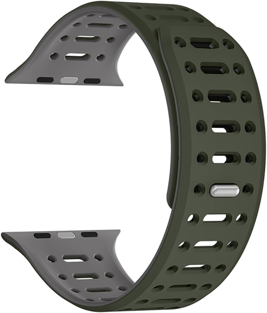 Alternative view of - ile uyumlu 7 8 9 10 Serisi 41mm Kordon Renkli 3Delikli Esnek Silikon Strap 124
