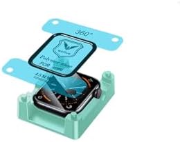- ile uyumlu 10/11 Serisi 42mm Polymer Ekran Koruyucu + Kolay Uygulama Aparatlı