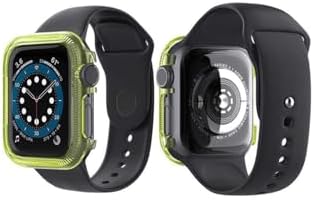 - ile uyumlu 44mm Silikon Renkli Kasa Koruyucu 03 - Turuncu