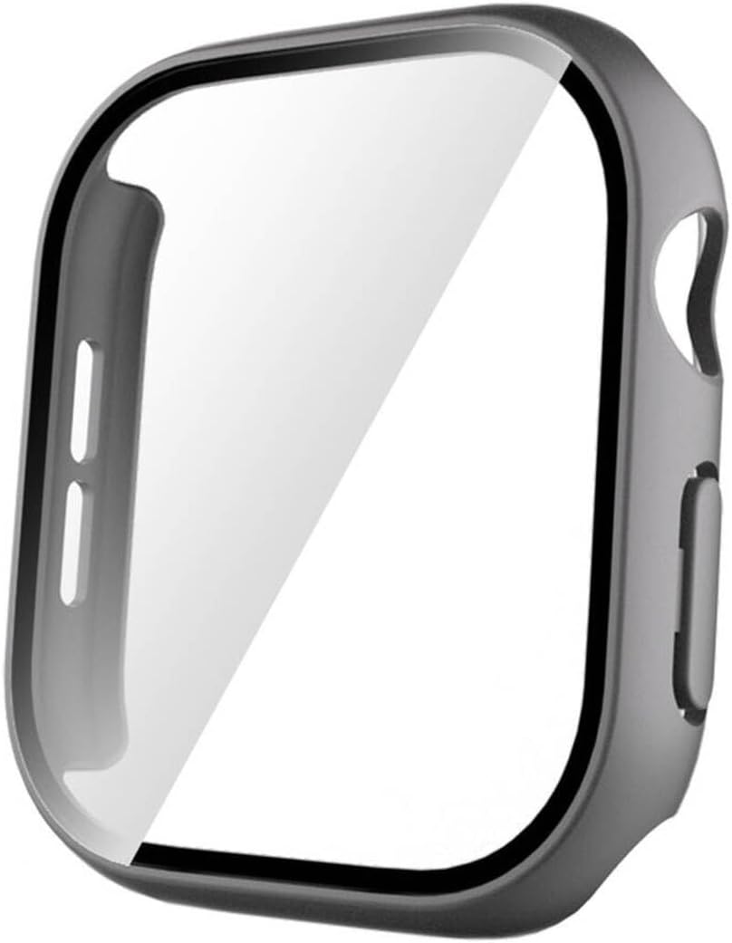 - 10/11 Serisi 46mm Sert PC Kasa ve Ekran Koruyucu 35 ile Uyumlu - Gri