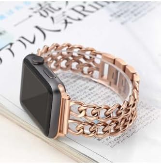 - ile uyumlu 38mm 40mm 41mm 1/2/3/4/5/6/se/se2/7/8/9 Bal Peteği Metal Kordon Siyah