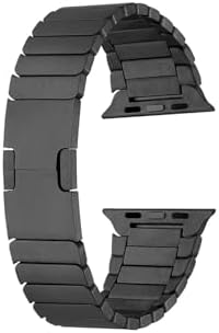 - 10/11 42mm-38/40/41mm Kordon Titanyum Metal Kordon 82 2/3/4/5/6/se/7/8/9 ile Uyumlu